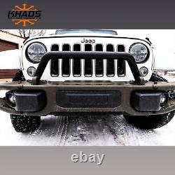 2007-2018 Bumper Bar Brush Guard fits Jeep Wrangler Rubicon JK JKU Steel Bumper