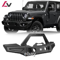 2018-2023 For Jeep Wrangler Gladiator Front Bumper Modular Design Steel Bull Bar