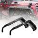 2/4pcs Front & Rear Fender Flares For 2007-2018 Jeep Wrangler Jk Jku Black Steel