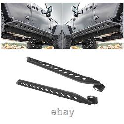 4 Door Rock Crawler Side Slider Armor Rocker Guards for 07-18 Jeep JK Wrangler