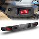 Black Rear Bumper For 2018-2024 Jeep Wrangler Jl Heavy Duty Steel Led Lights