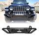 Black Steel Front /rear Bumper For 2019-2024 Jeep Gladiator Jt Withled Lights Part