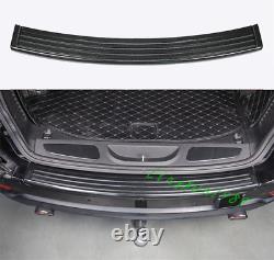 Carbon Fiber Rear Trunk Bumper Guard Plate For Jeep Grand Cherokee 2011-2020