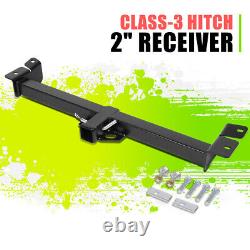 Class-3 Trailer Hitch Receiver Rear Bumper Towing Kit 2 for Jeep Wrangler 97-06