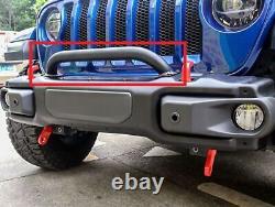 Fits Jeep Wrangler Rubicon JK JKU Steel Bumper 2007-2018 Bumper Bar Brush Guard