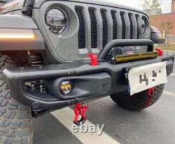 Fits Jeep Wrangler Rubicon JK JKU Steel Bumper 2007-2018 Bumper Bar Brush Guard