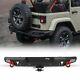 For 07-18 Jeep Wrangler Jk 2/4 Door Rear Bumper Withd-rings Heavy Duty Steel Black