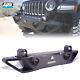 For 19-23 Jeep Gladiator Jt Wrangler Jl Jlu Steel Front Bumper Led Drl Fog Light