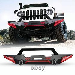 For 2007-2018 Jeep Wrangler JK 2018-2023 Wrangler JL GladiatorJT Front Bumper