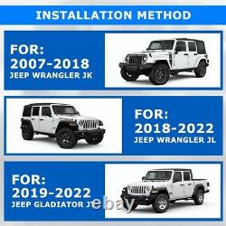 For 2007-2018 Jeep Wrangler JK 2018-23 GLADIATOR JT JL Front Bumper Winch Plate