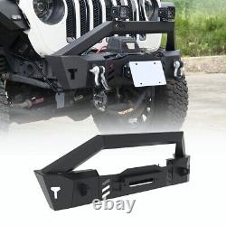 For 2007-2018 Jeep Wrangler JK 2018-23 GLADIATOR JT JL Front Bumper Winch Plate