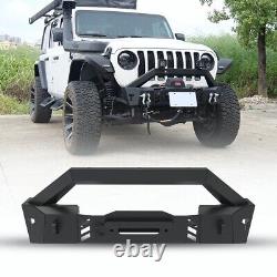 For 2007-2018 Jeep Wrangler JK 2018-23 GLADIATOR JT JL Front Bumper Winch Plate