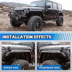 For 2007-2018 Jeep Wrangler JK Front Rear Inner Fender Liners or Fender Flares