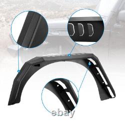 For 2007-2018 Jeep Wrangler JK JKU Fender Flares Front/Rear Powder Coated Steel