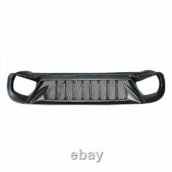 For 2015 2016-2022 Jeep Renegade ABS Black Front Bumper Center Hood Grill Mesh