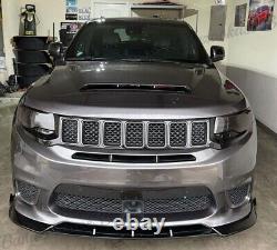 For 2017-2021 Jeep Grand Cherokee SRT8 TRACKHAWK Front Bumper Splitter / Lip US