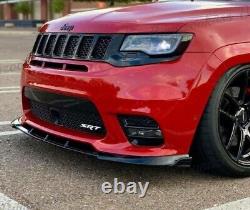 For 2017-2021 Jeep Grand Cherokee SRT8 TRACKHAWK Front Bumper Splitter / Lip US