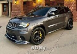 For 2017-2021 Jeep Grand Cherokee SRT8 TRACKHAWK Front Bumper Splitter / Lip US