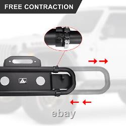 For 2018 2019 2020 2021 2022 2023 Jeep Wrangler JL Front Bumper Steel withD-Rings