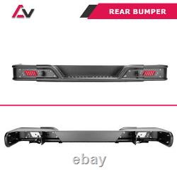 For 2018 2019 2020 21 23 Jeep Wrangler JL JLU Rear Bumper Full Width Round Tube