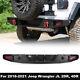 For 2018-2023 Jeep Wrangler Jl Jlu Rear Bumper With Led Lights Powder Coated Steel