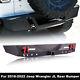 For 2018-2023 Jeep Wrangler Jl Rear Bumper Steel With Led Lights And D-rings Set