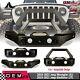 For 2018-2024 Jeep Wrangler Jl/gladiator Jt Front Bumper Steel Modular With D-ring