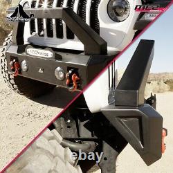 For 2018-2024 Jeep Wrangler JL/Gladiator JT Front Bumper Steel Modular with D-Ring