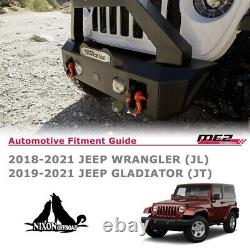 For 2018-2024 Jeep Wrangler JL/Gladiator JT Front Bumper Steel Modular with D-Ring