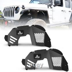 For 2018-2024 Jeep Wrangler JL JLU Fender Flares/Inner Fender Liners Powder Coat