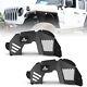 For 2018-2024 Jeep Wrangler Jl Jlu Fender Flares/inner Fender Liners Powder Coat