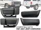 For Bumper End Cover Textured Black 1997-2001 Jeep Cherokee Front And Rear 4 Pcs