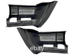 For Bumper End Cover Textured Black 1997-2001 Jeep Cherokee Front and Rear 4 Pcs