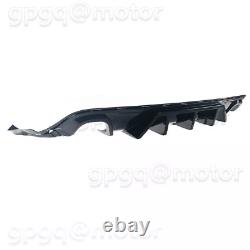 For Grand Cherokee SRT 14-2021 V1 Shark Fin Rear Bumper Diffuser Extension Gloss