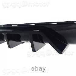 For Grand Cherokee SRT 14-2021 V1 Shark Fin Rear Bumper Diffuser Extension Gloss