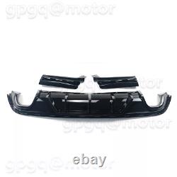 For Grand Cherokee SRT 14-2021 V1 Shark Fin Rear Bumper Diffuser Extension Gloss