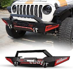 For Jeep 18-24 Wrangler JL /Gladiator JT Front Bumper 07-18 Wrangler JK Off Road