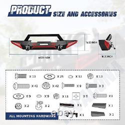 For Jeep 18-24 Wrangler JL /Gladiator JT Front Bumper 07-18 Wrangler JK Off Road