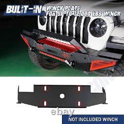 For Jeep 18-24 Wrangler JL /Gladiator JT Front Bumper 07-18 Wrangler JK Off Road