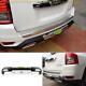 For Jeep Compass 2011-2016 Black Silver Rear Bumper Diffuser Spoiler Board 1pcs