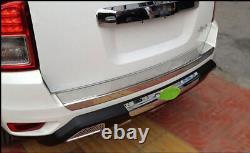 For Jeep Compass 2011-2016 Black Silver Rear Bumper Diffuser Spoiler Board 1PCS