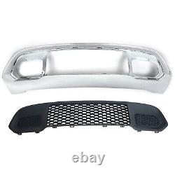 For Jeep Grand Cherokee 2017-2022 Chrome Front Lower Grille Bumper Grill Bezel