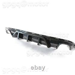 For Jeep Grand Cherokee SRT 14-21 V1 Carbon Fiber Shark Fin Rear Bumper Diffuser