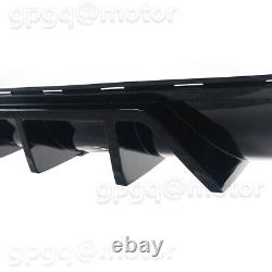 For Jeep Grand Cherokee SRT / Trackhawk 2014-21 Gloss Black Rear Bumper Diffuser