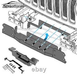 For Jeep Wrangler JL 18-20 21 22 23 24, Front Bumper Winch Mount Plate 13,000lbs