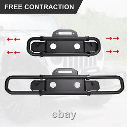 Front Bumper Compatible with 2018-2021 Jeep Wrangler JL Rock Crawler Off-Road