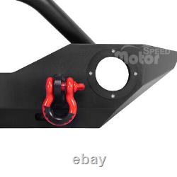 Front Bumper Fit 2018-2022 Jeep Wrangler JL JLU Gladiator JT Winch D-ring Steel