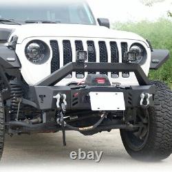 Front Bumper Fits 2007-2023 Jeep Wrangler JK/JL 2019-2023 Gladiator JT withWinch