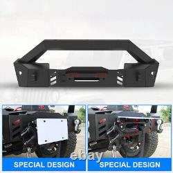 Front Bumper Fits 2007-2023 Jeep Wrangler JK/JL 2019-2023 Gladiator JT withWinch