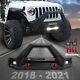 Front Bumper For 18-22 Jeep Wrangler Jl Jlu Gladiator Jt Led Lights Winch D-ring